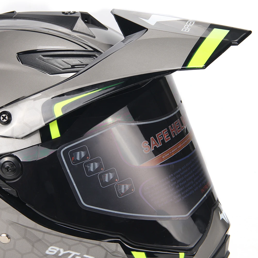 BYE мотоциклетный шлем для мужчин мотокросса мотогонок Chooper Helemt DOT