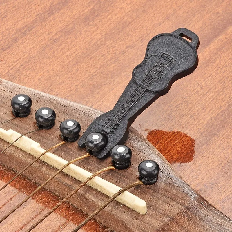 36PCS Acoustic Guitar Bridge Pins Pegs with 2 PCS Saddle Nut and Pin Puller Remover for Bass | Спорт и развлечения