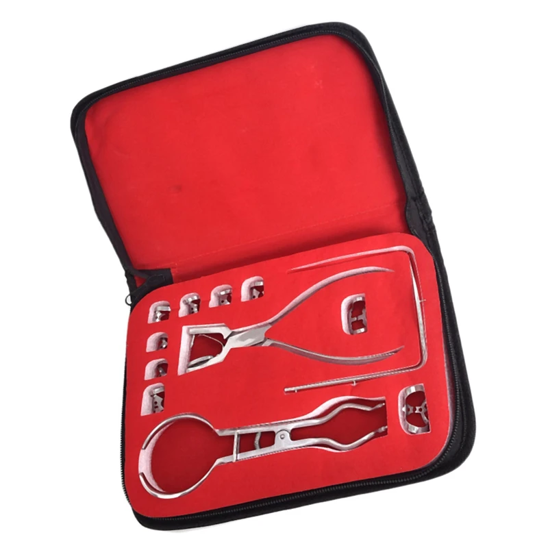 Пероральный ортодонтический Материал Уход за зубами дамба перфоратор Дырокол