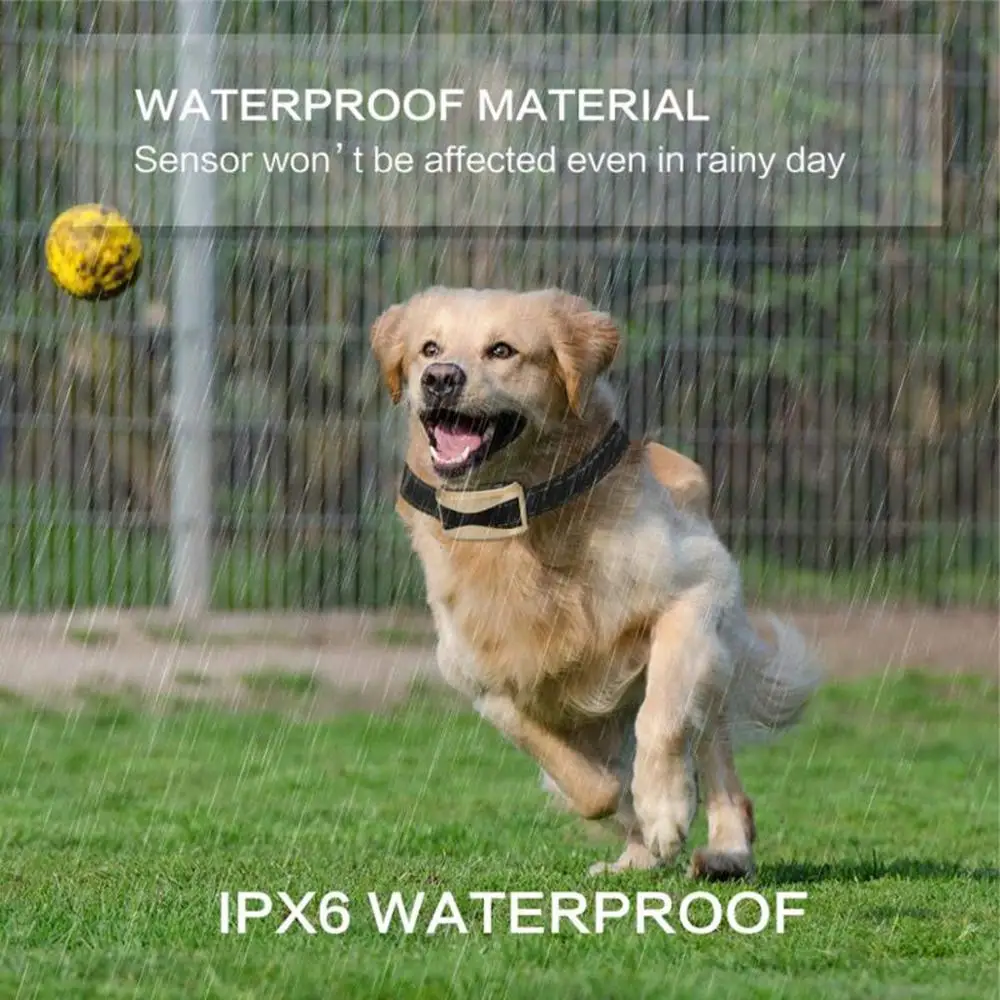 

Dog Waterproof Rechargeable Anti Bark Collar Adjustable 0-7 Sensitivity Levels Vibration Stop Barking Dog Training Collars