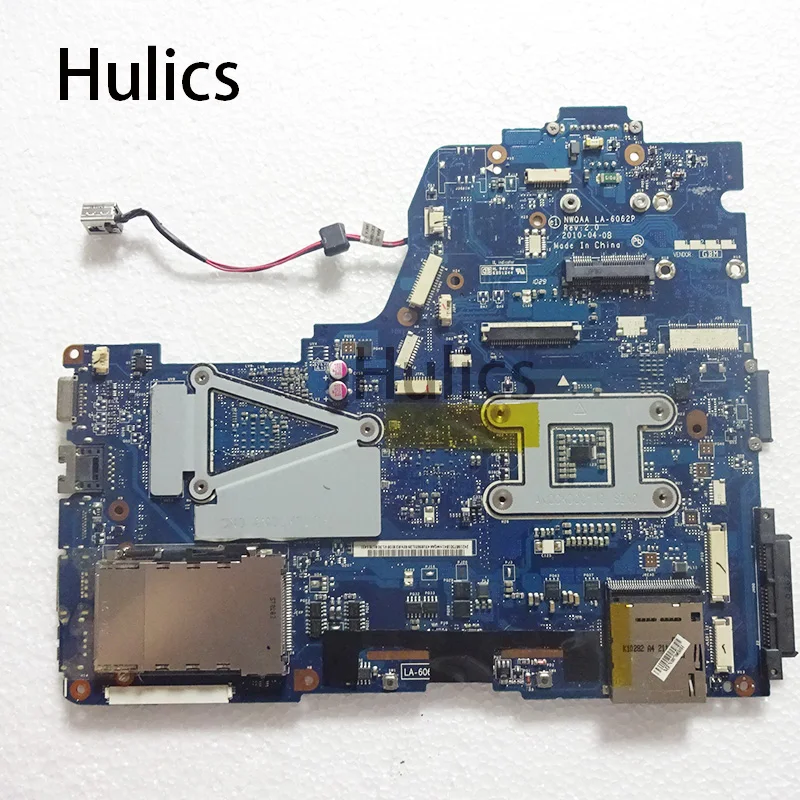 Материнская плата Hulics для Toshiba Satellite A660 A665 K000106370 HM55 NWQAA D29 LA-6062P
