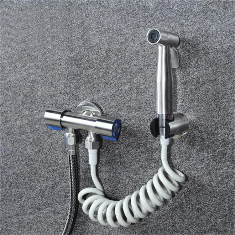 

Stainless steel toilet companion, hand-held spray gun, bathroom multifunctional bidet, small shower