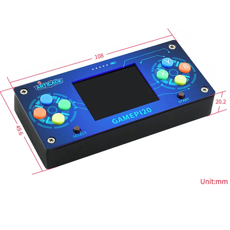 DIY портативная игровая консоль с Raspberry Pi Zero WH 2,0 дюймов экран Gamepi20 игровой плеер портативные игровые приставки
