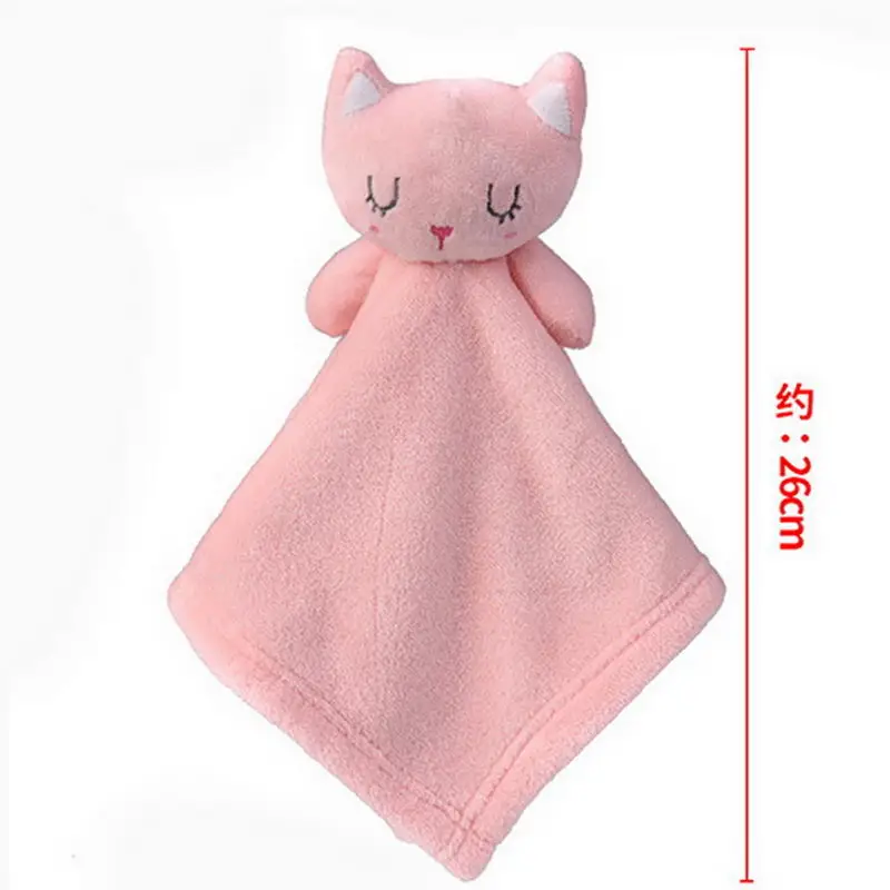 

Baby Security Blanket Soft Stuffed Animal Plush Security Blanket Soothing Toy for Baby Toddlers Kids NSV775