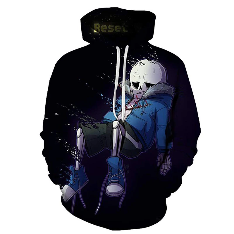 

2020 Spring Hoodies Men Women Game Style Hooded Sweatshirt Cosplay Pullover Undertale 3D Printed Hoodie Fashion Hip Hop Clothing
