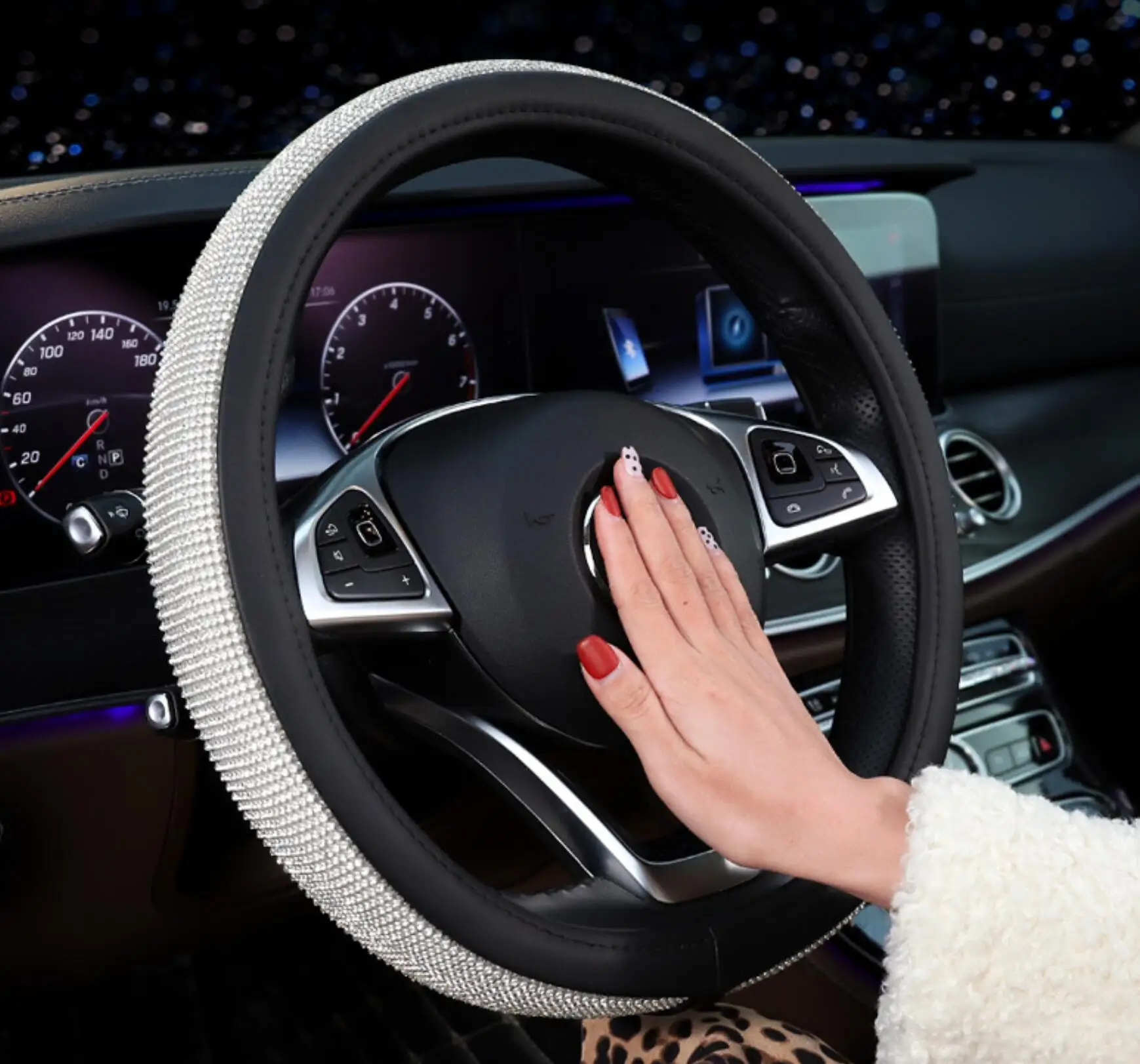 Bling Steering wheel cover Crystal Rhinestone For Lexus RX300 RX330 RX350 IS250 LX570 is200 is300 ls400 CT DS LX LS IS ES RX | Автомобили