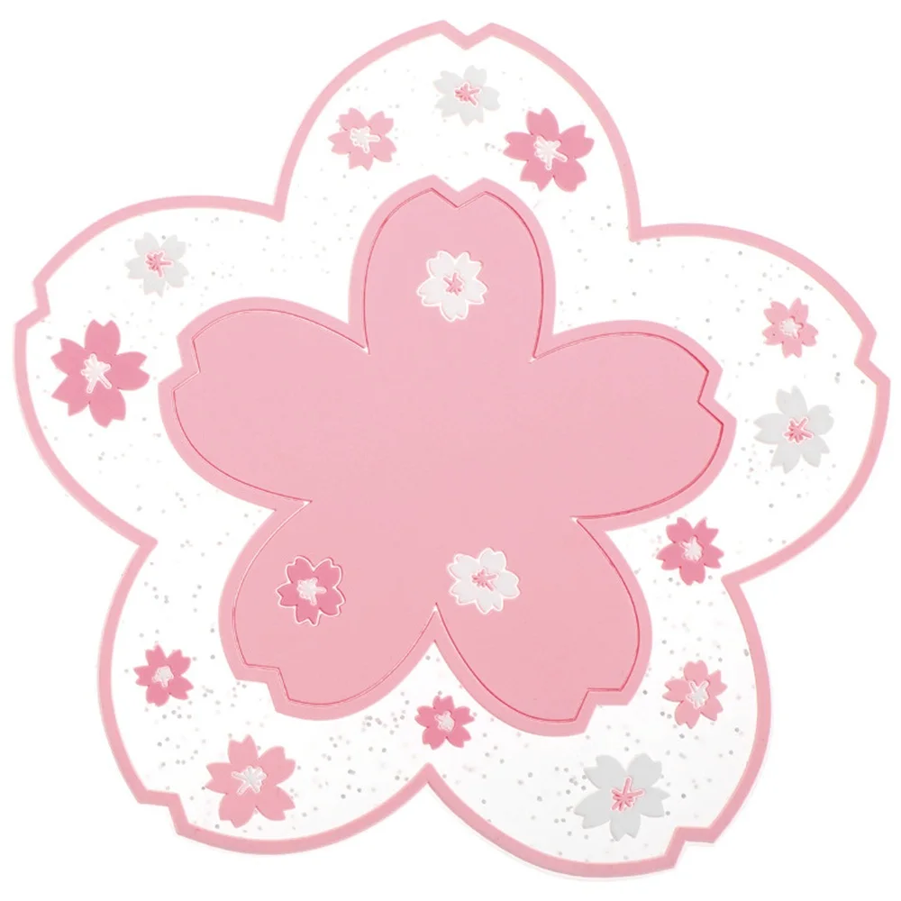 1/2 шт. цветущая вишня Настольный коврик изоляции Coaster Sakura Non Slip Кофе Чай