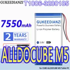 Аккумулятор высокой емкости GUKEEDIANZI T1006-3280185, 2 линии, 7550 мА  ч, для CUBE ALLDO CUBE M5, планшетного ПК