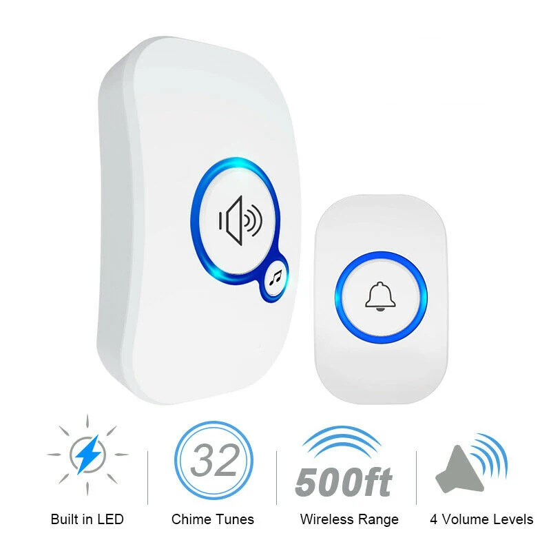 

Home Wireless Doorbell Waterproof Welcome Bell 32 Songs Available Smart Doorbell SP99