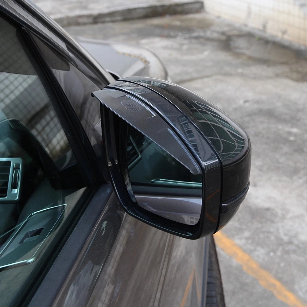 

2pcs Car Rearview Mirrors Rain Shade Rainproof Eyebrow Cover For Land Rover Discovery Sport,For Range Rover Evoque Velar 2014-20