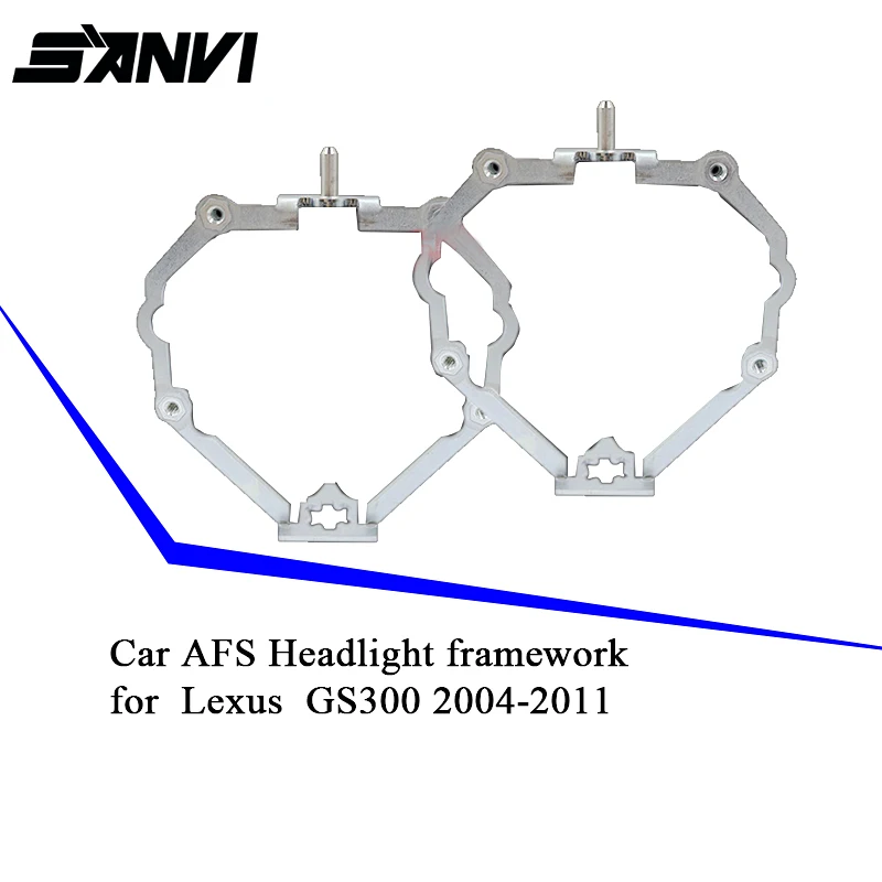 

SANVI 2pcs Car Headlight AFS Framework For Lexus GS300 2004-2011 For Hella G3 G5 Xenon BI LED&Xenon Projector Lens Light DIY