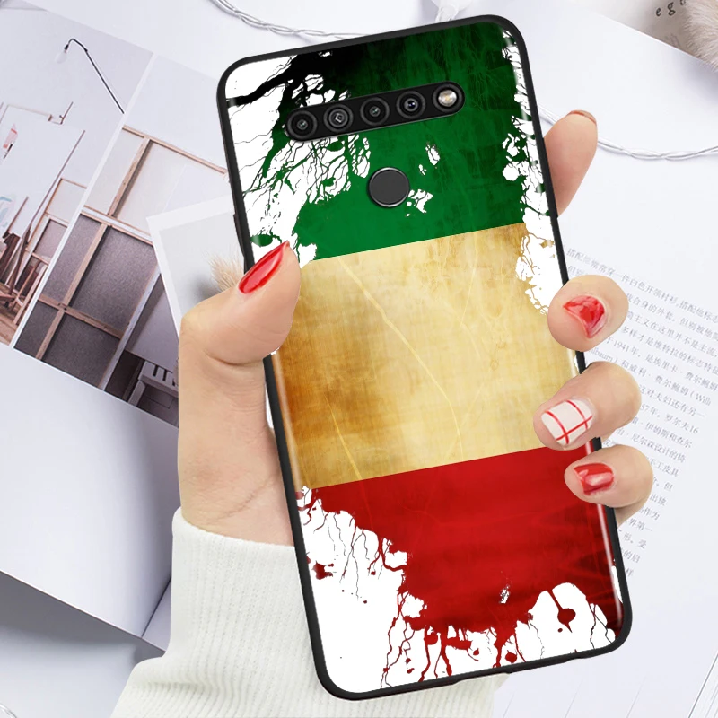 

Hot Italian Flag For LG K92 K42 K22 K71 K61 K51S K41S K30 K20 2019 Q60 V60 V50 S V40 V30 G8S G8 X ThinQ Phone Case