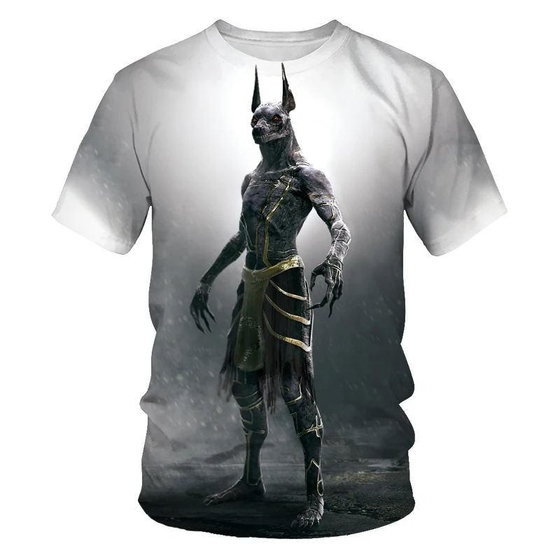 

2021 New Game Participants Street 3D Printing Harajuku T-shirt Men's Clothing Hip Hop Fashion T-shirt Shirt