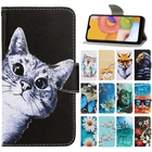 Кожаный чехол-книжка для Samsung Galaxy A01, чехол для Samsung A01, чехол для Galaxy A 01 A015F, чехол-бумажник с отделениями для карт, чехол для телефона