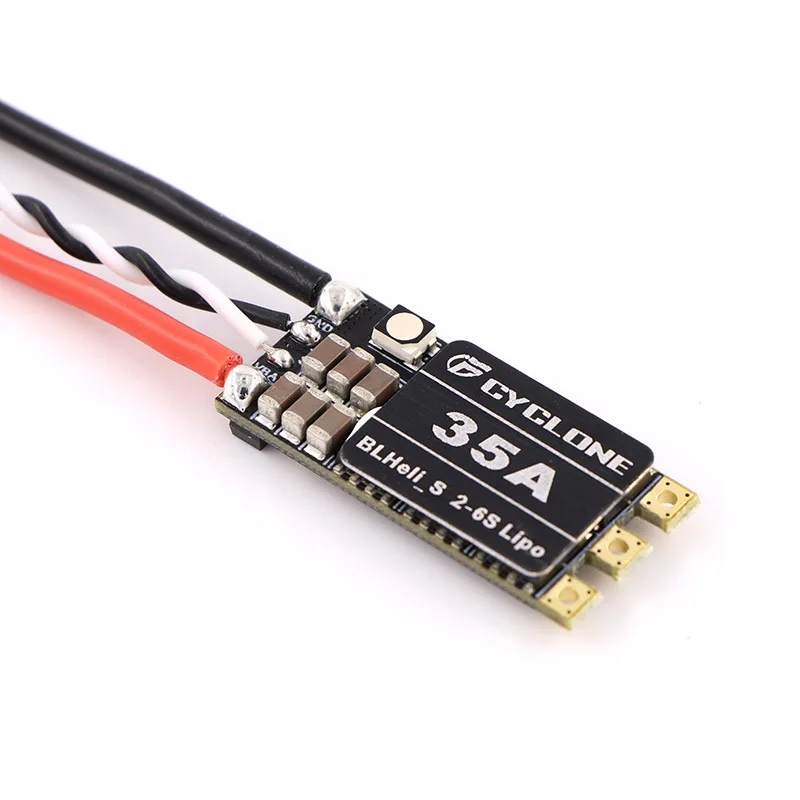 Cyclone 35A/45A BLHeli_S Поддержка D Shot 150/300/600 ESC встроенный светодиодный источник питания 2 6S