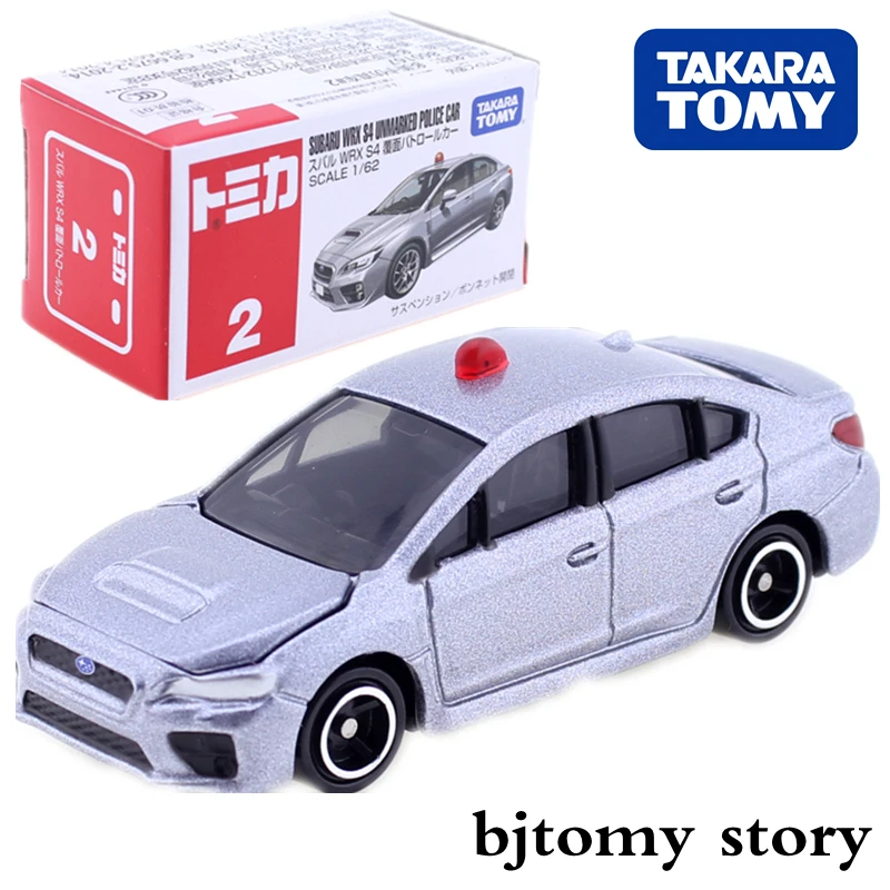 

Takara Tomy TOMICA NO. 2 SUBARU WRX S4 UNMARKED POLICE CAR 1:62 SCALE AUTO Super Motors Vehicle Diecast Metal Model New Toys