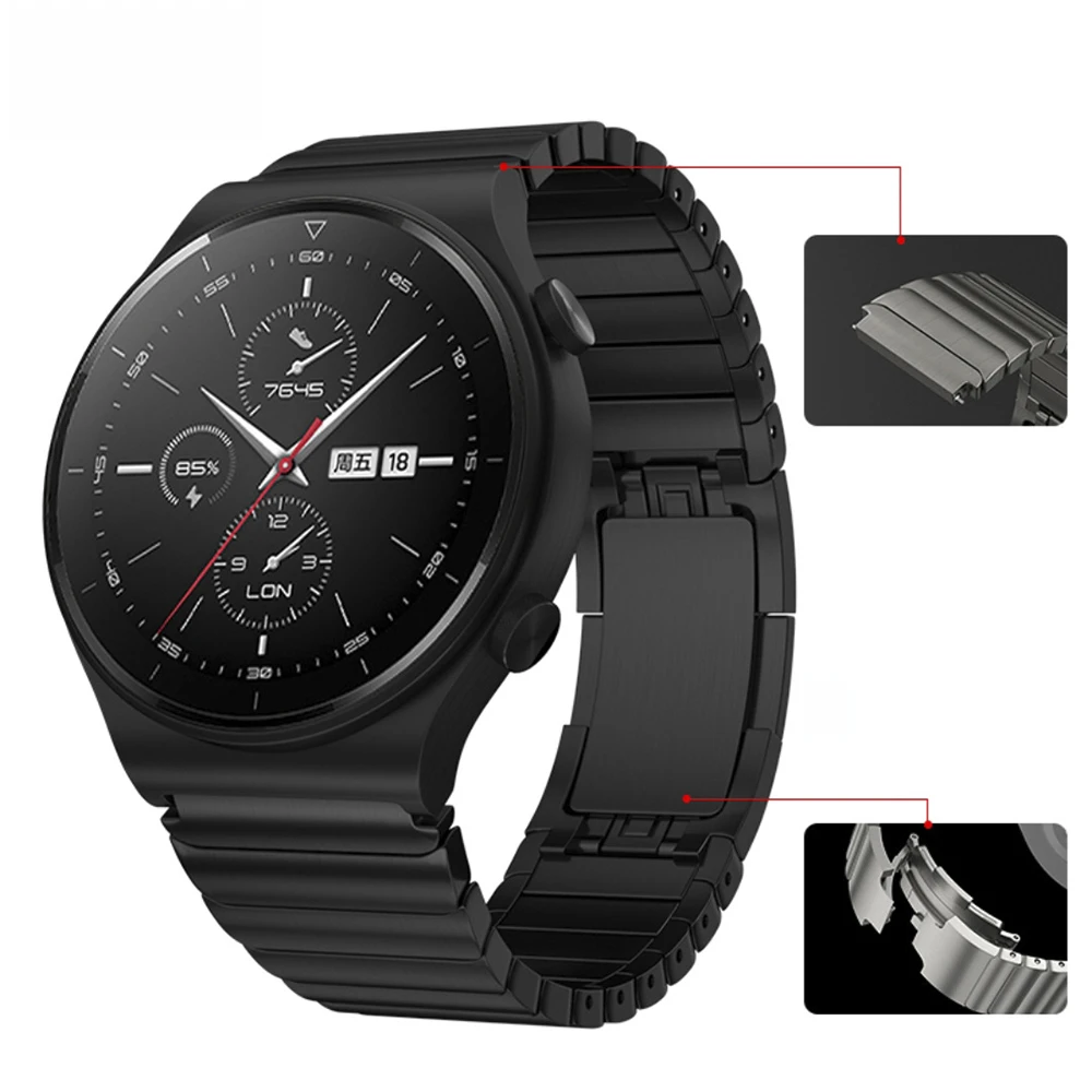 Браслет из нержавеющей стали для Huawei Watch Gt2 Pro Porsche металлический ремешок часов GT ECG