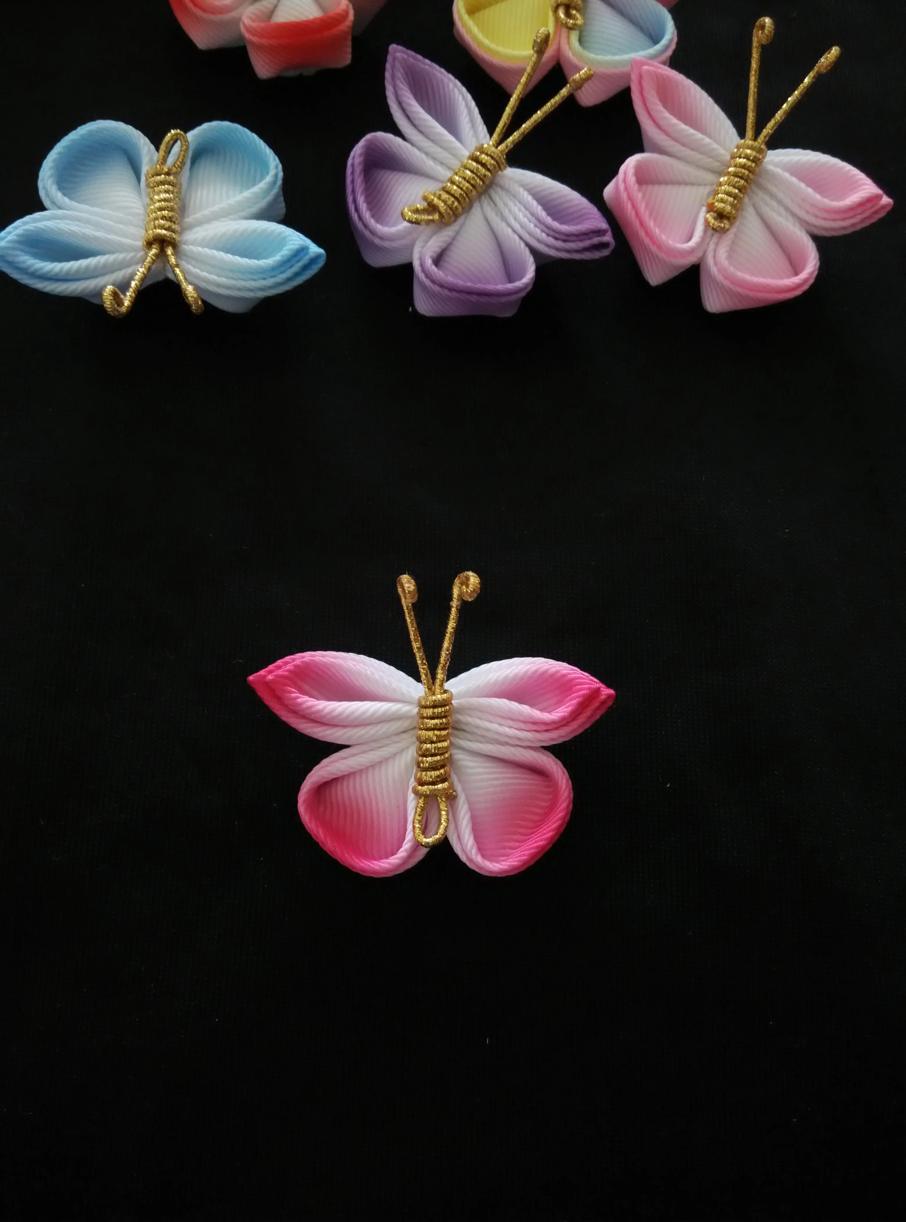 50 шт. Детские аксессуары для волос с бабочками | Украшения и