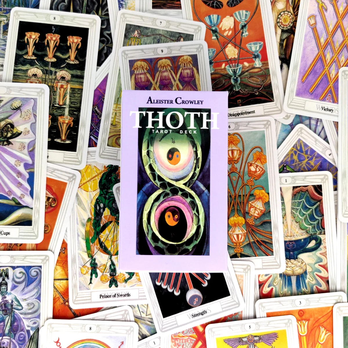 Карты Таро Aleister Crowley Thoth мистическое руководство гадание развлечения настольная