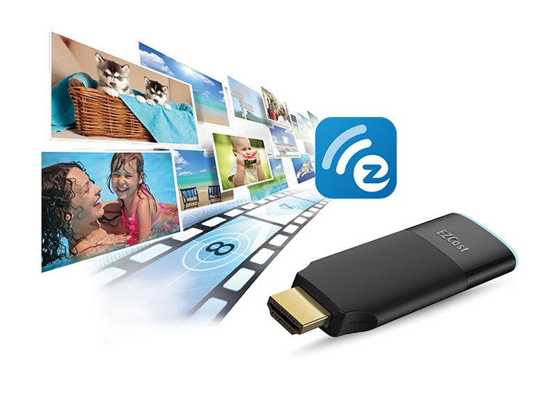 EZCAST 1 2 5G HDMI HD tv Dongle двухдиапазонный HD беспроводной WiFi Miracast Airplay DLNA tv Stick дисплей видео адаптер для iOS Android