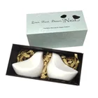 1 Набор х шейкеры для соли и перца в синей подарочной коробке, кухонные свадебные сувениры, сувенир для свадебвечерние вечеринки