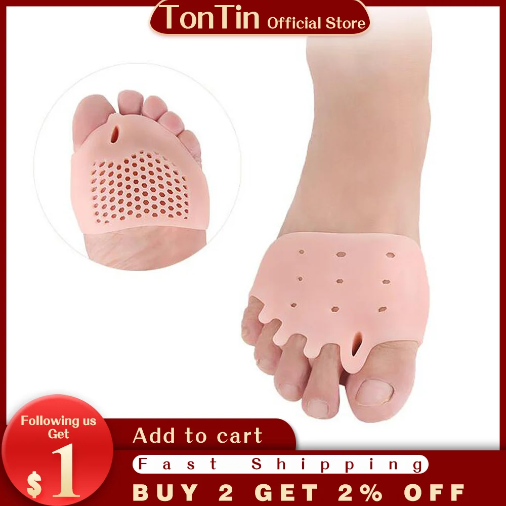 

Silicone Gel Honeycomb Forefoot Pads for Women High Heel Shoes Sore Anti-slip Half Yard Insole Pain Relief Toes Insert Pad