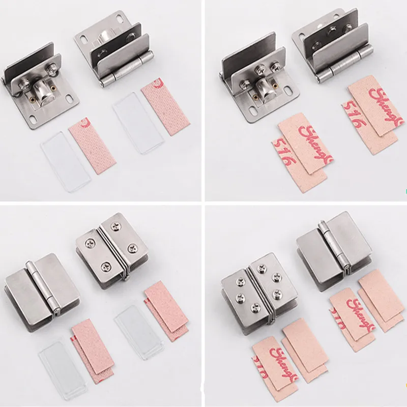 2 шт из нержавеющей стали стеклянные петли для стеклянных дверей зажим винного