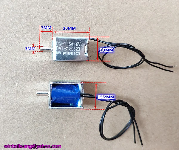 Абсолютно Новый Соленоидный клапан 6V воздушный DQF1-6A электронный сфигмоманометра - Фото №1