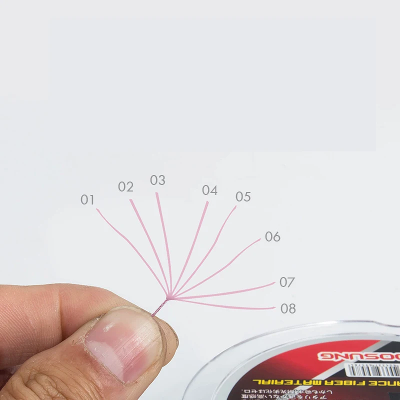 

YINGTOUMAN 100m 200m 8 Strands Braided Fishing Line 0.4-8 Non-fading Anti-bite Fishing Line