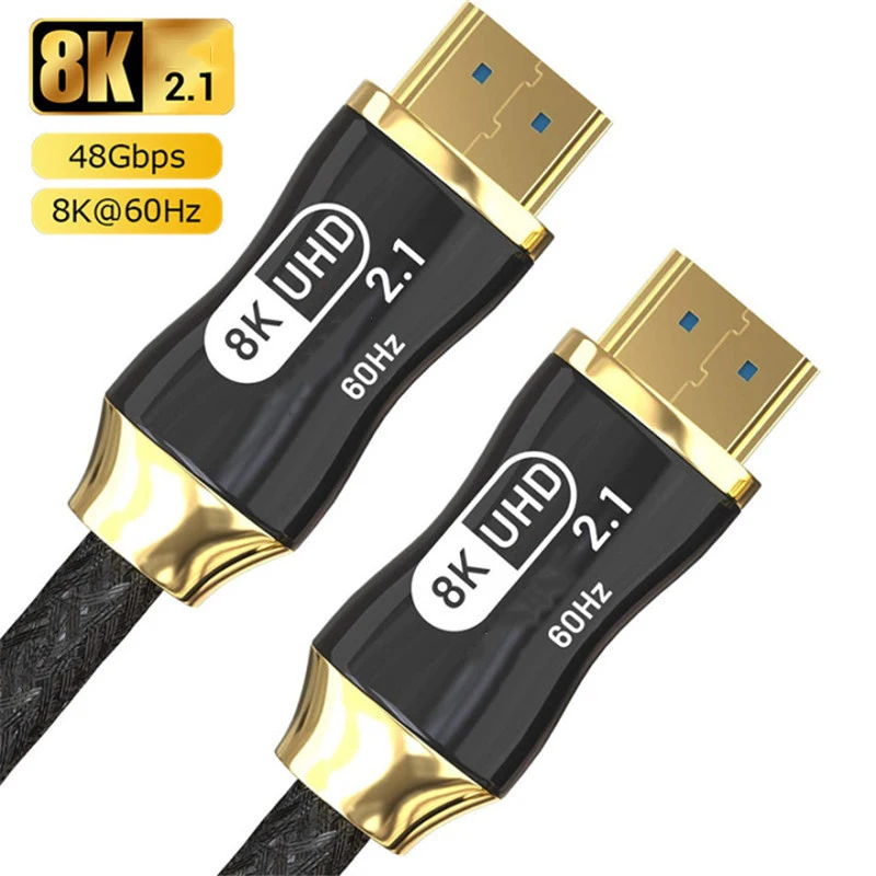 1 м 5 2 3 8K 60 Гц HDMI совместимый кабель 48 Гбит/с 3D видение высокоскоростной