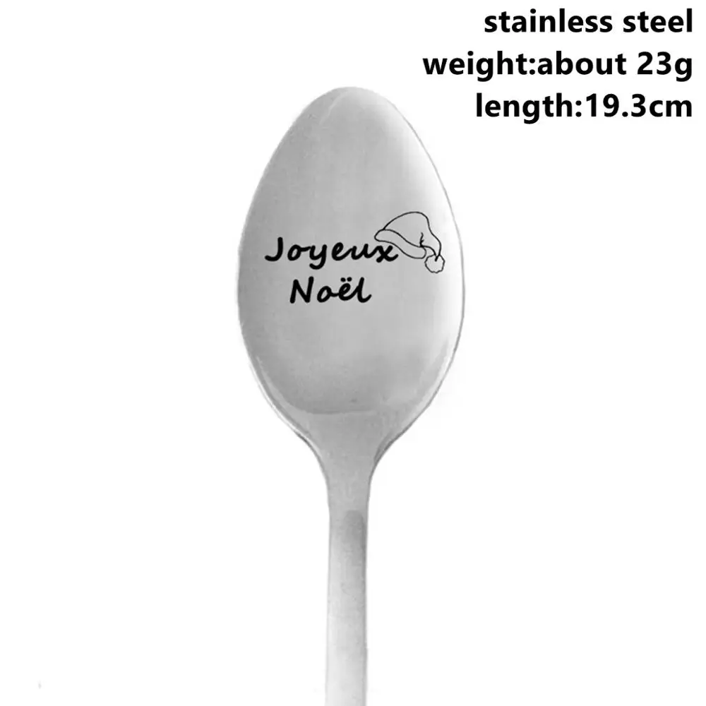 Xmas Spoons 5 Taoup деревянные рождественские подвесные Подвески в виде лося, подвесные Подвески, Рождественский Декор для дома, Рождественский олень, Navidad Noel - Цвет: Xmas Spoons 5
