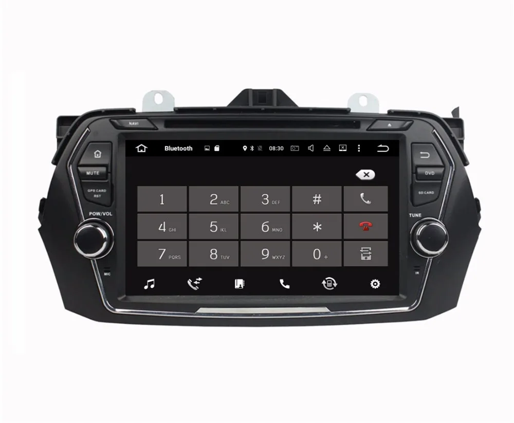 8 ядер дюймов Android 9 0 автомобильный Радио dvd-плеер GPS для SUZUKI CIAZ 2015 2016 2017 навигация gps