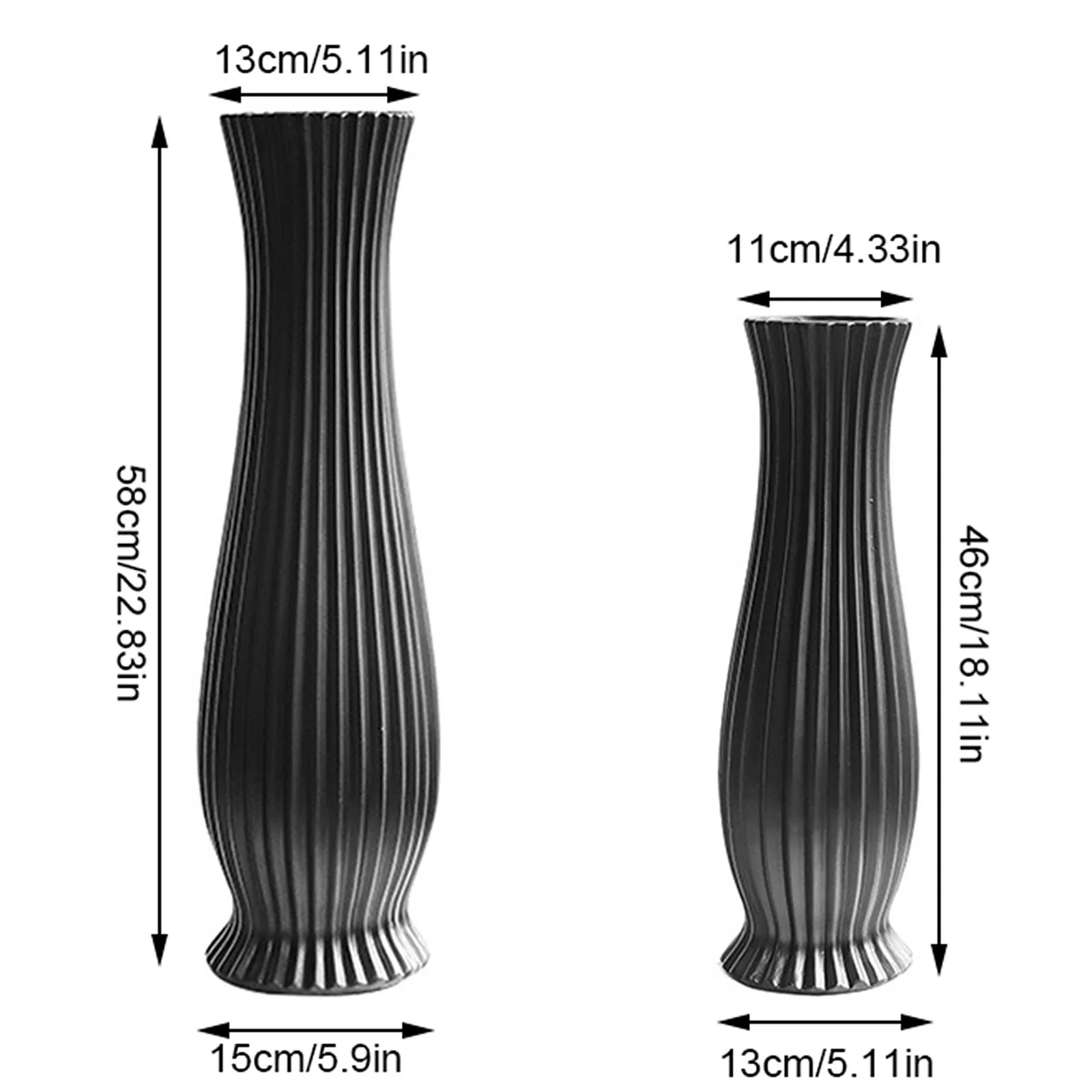 

Flower Vase Decoration Home Resin Vase White Imitation Ceramic Flower Pot Flower Basket Nordic Decoration Vases For Flowers