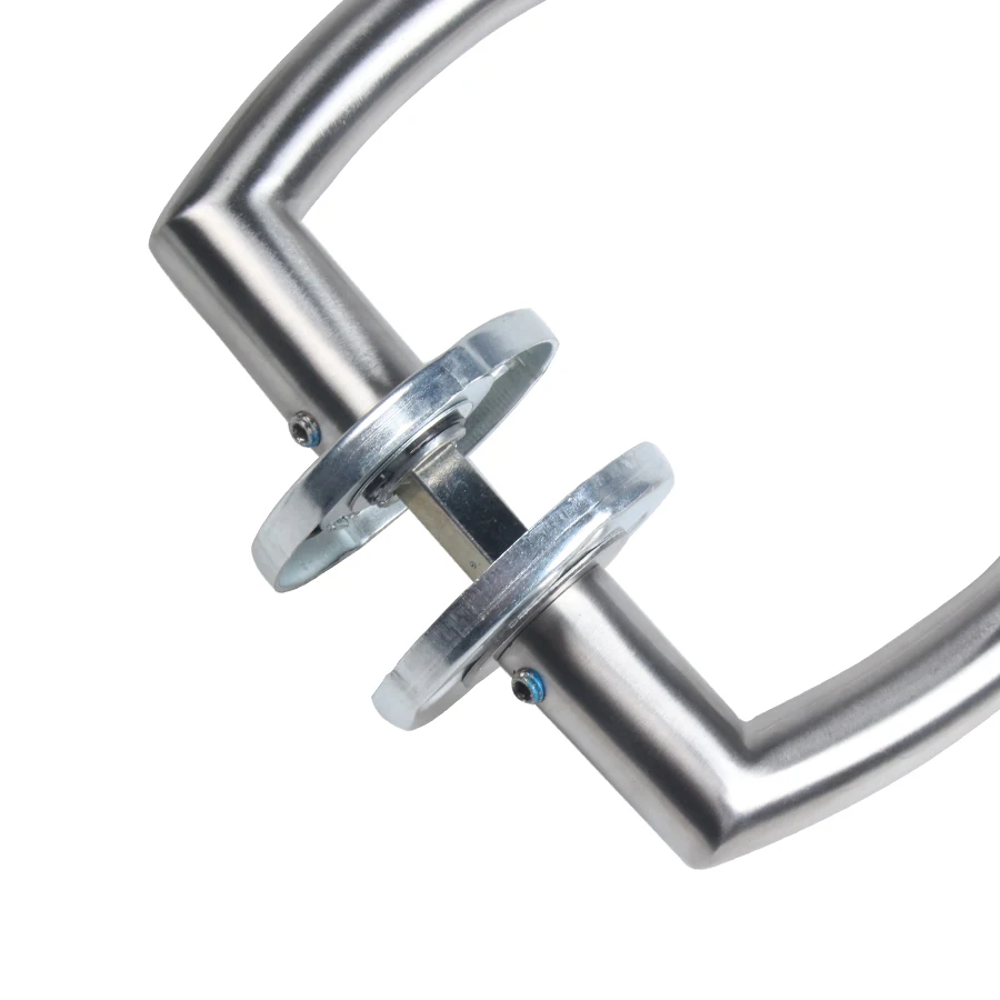 door handle set stainless steel interior home lever handle lock durable adjustable latch security knob for bedroom bathroom free global shipping