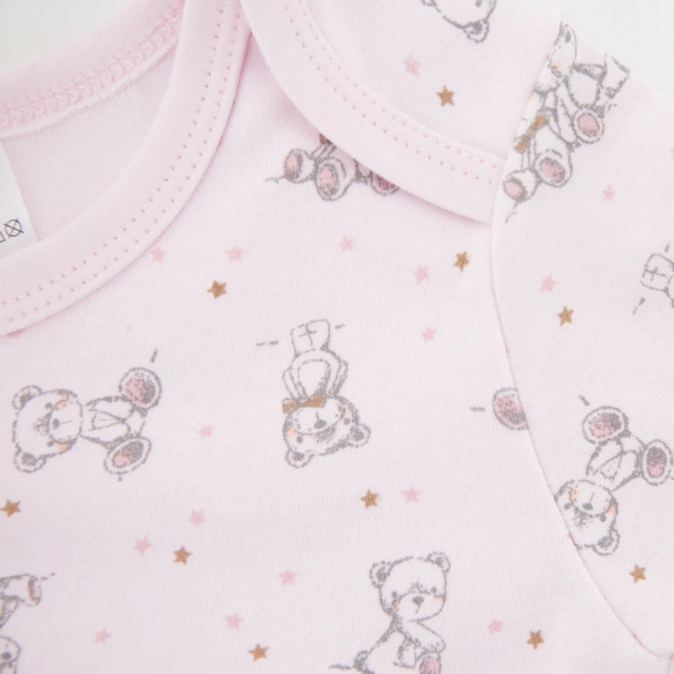 4 шт./лот Одежда для маленьких девочек хлопок новорожденного боди ребенка