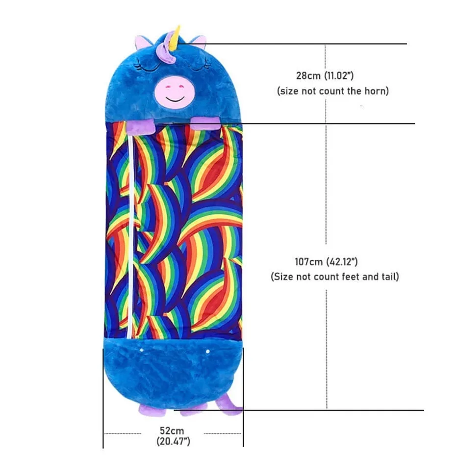 Спальный мешок с единорогом ранний рюкзак для маленьких мальчиков и девочек