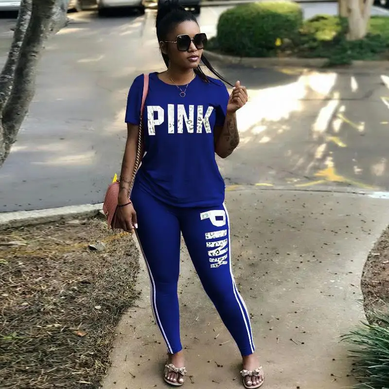 Популярный женский комплект с буквенным принтом сексуальный спортивный костюм