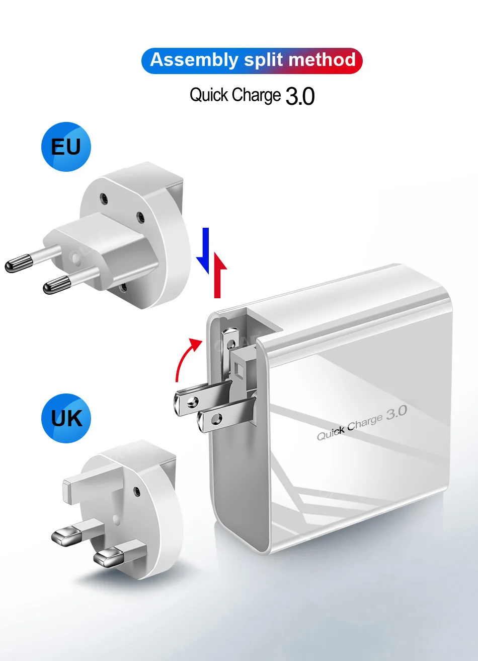 Олаф 48 Вт Быстрая зарядка 3,0 USB зарядное устройство QC3.0 QC Тип C PD вилка Быстрая зарядка настенное зарядное устройство для мобильного телефона для iPhone Xiaomi huawei