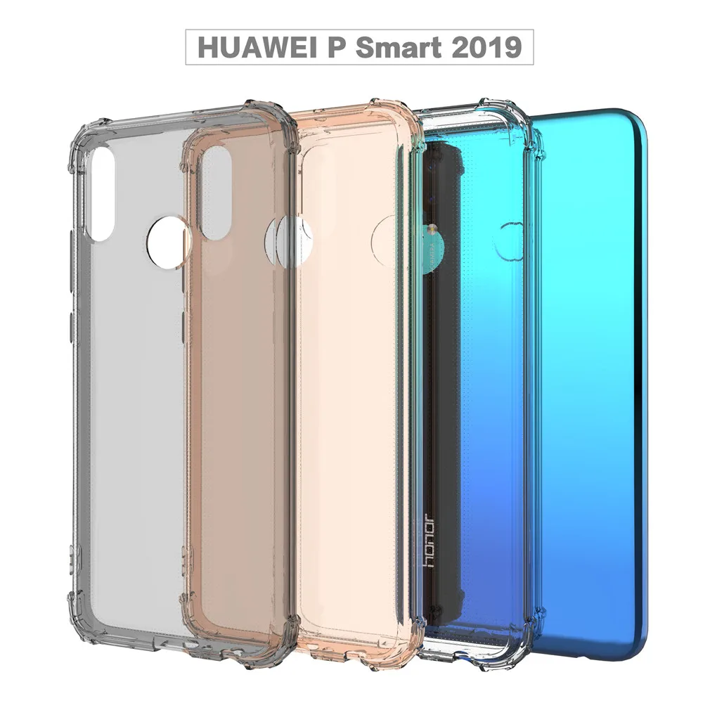 Мягкий чехол для телефона HuaWei P Smart 2019 ультратонкий защитный противоударный