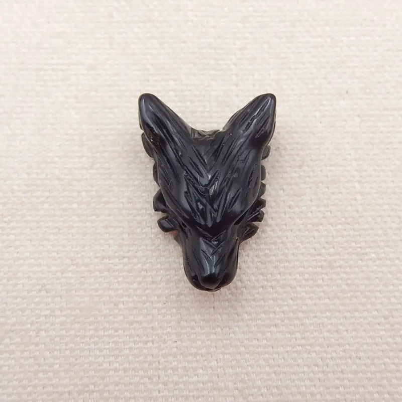 Распродажа по 1 штуке из натурального обсидиана ручной работы животных DIY кулон