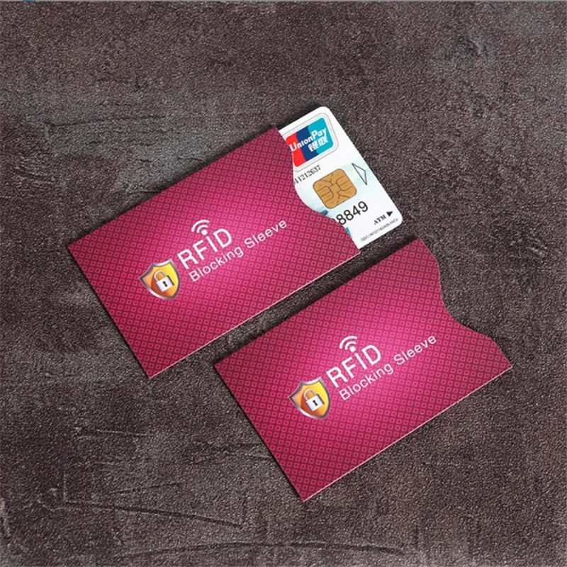 5 шт. защитный чехол для банковских карт с RFID-защитой | Багаж и сумки
