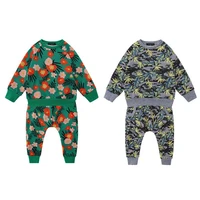2021 spring new baby boys girls clothing sets kids boys sweatshirts set baby girl outfits tracksuits pullover tops pants suits