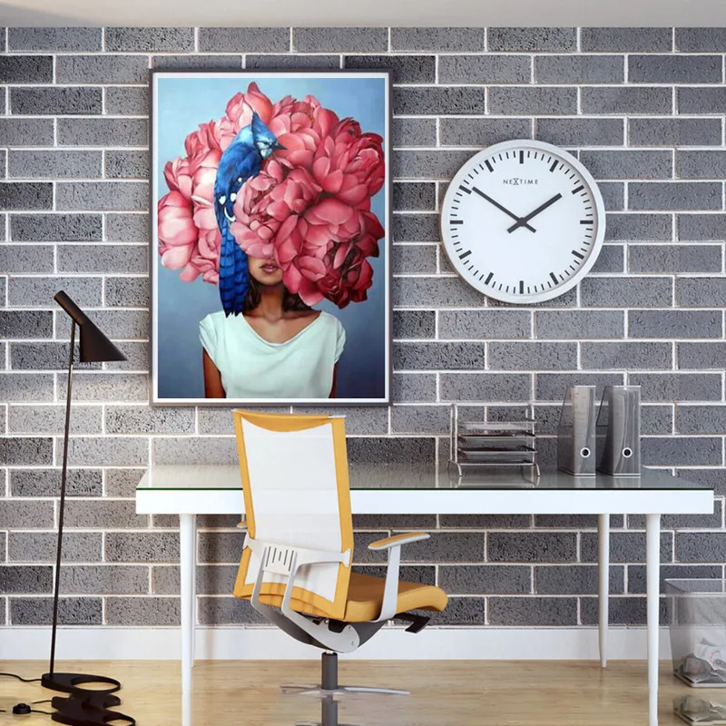 Алмазная 5D картина полностью круглая вышивка с цветами домашняя распродажа