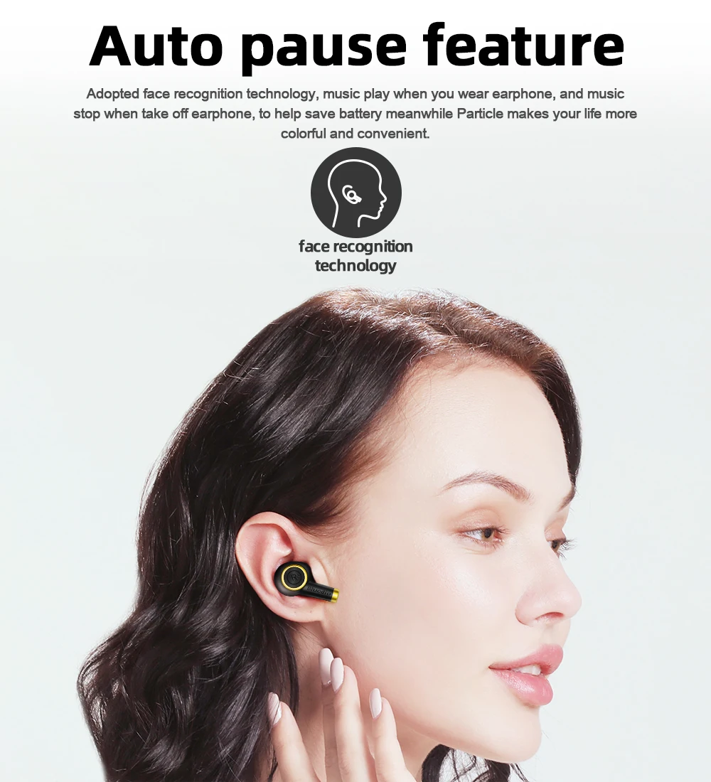 2020 Новый Bluedio частиц bluetooth наушников TWS стерео звук Беспроводной наушники