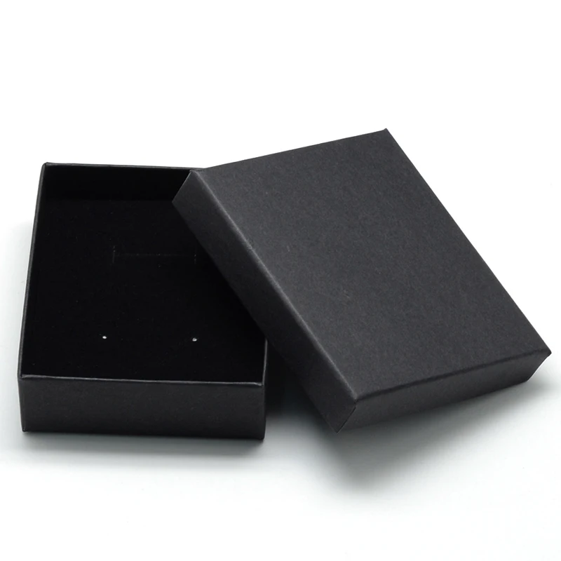 Картонная коробка для ювелирных изделий кольцо ожерелье браслет серьги
