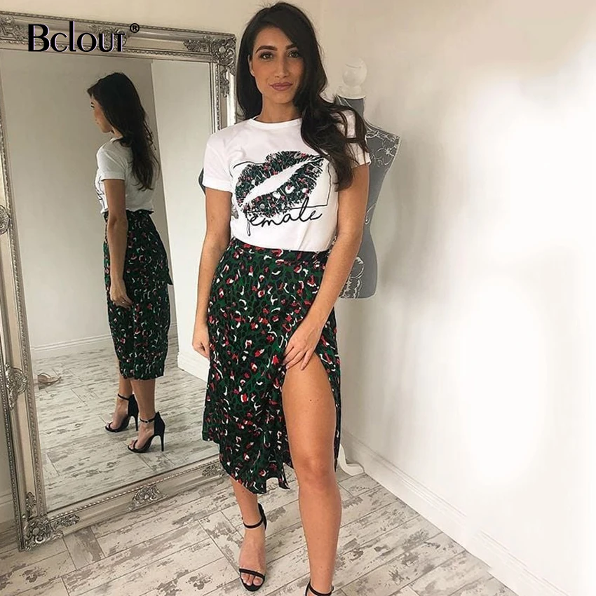 Футболка женская с принтом губ пикантный белый Повседневный Топ коротким