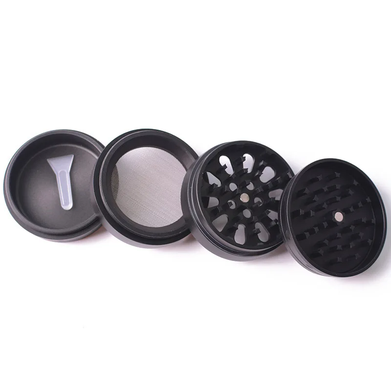 

Four-layer Metal Manual Grinder Quality Herb Spice Tobacco Grinder Crushes Cereals Herbs Grass Cigarette Accessories