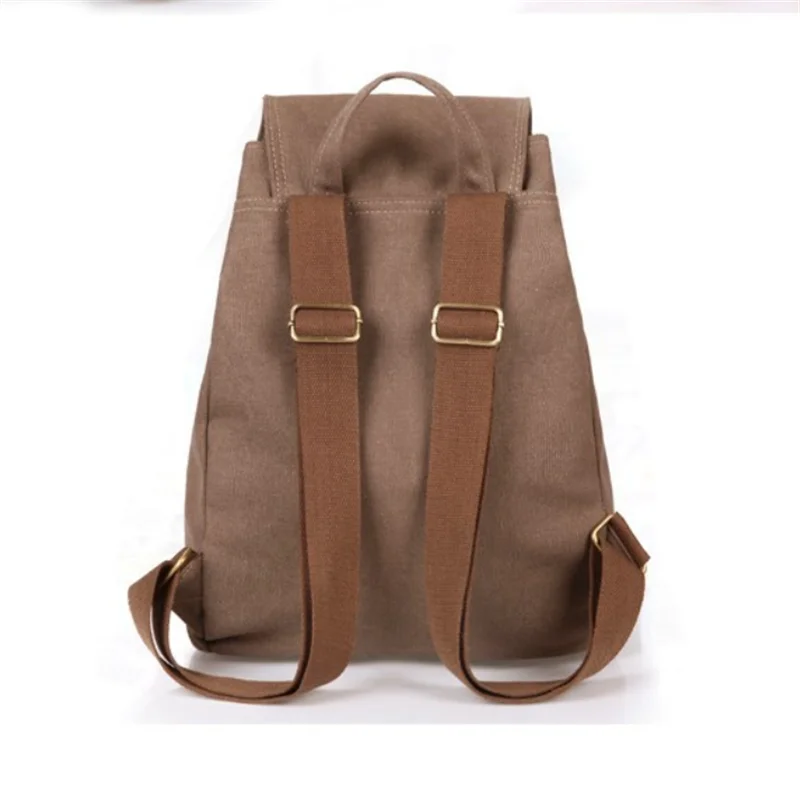 new womens backpack retro girls outdoor canvas backpack school bag laptop bag fashion camera pocket luggage bags mens backpack free global shipping