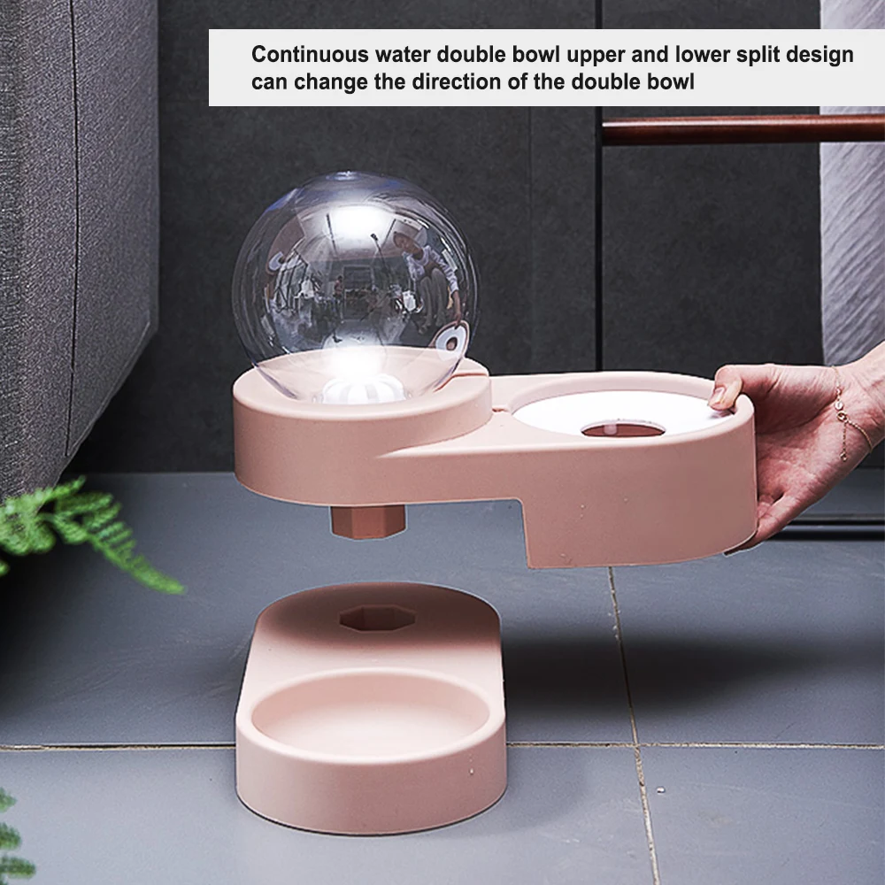 Питатель для собак питьевой кот Вода Фонтан бутылочка кормления домашних