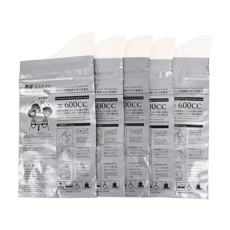 Одноразовые мешки для мочи унисекс 22 5 см3 дорожный аварийный мини туалет детей и